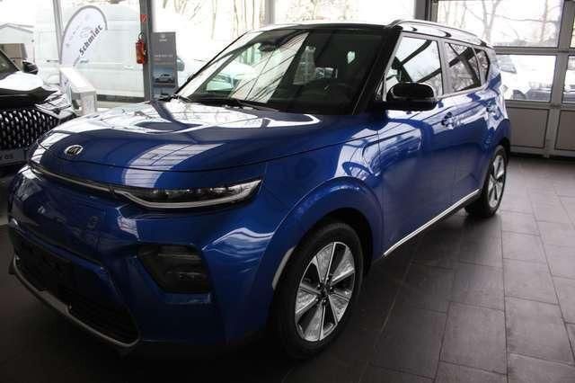 Blau metallic Gebraucht 2020 Kia Soul EV Spirit SUV | 22.930 € (Teuer) - Bild 1/4