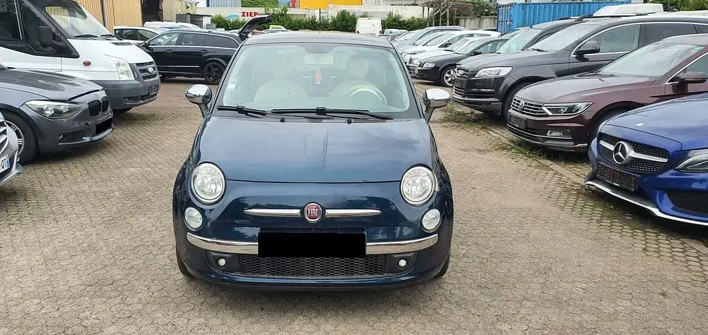 Gebraucht Fiat 500 Lounge 69 PS (50 kW) 2014 Blau