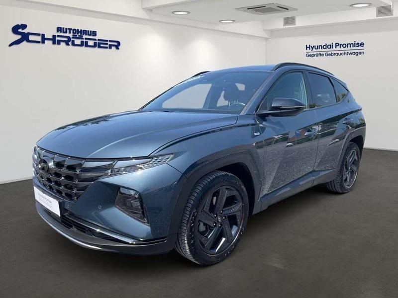 Blau Gebraucht 2023 Hyundai Tucson Blackline SUV | 30.900 € (Fairer Preis) - Bild 1/4