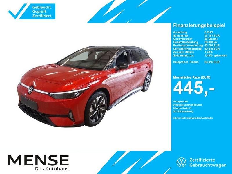 Kings red Gebraucht 2025 VW ID.7 GTX Kombi | 50.815 € (Guter Preis) - Bild 1/4