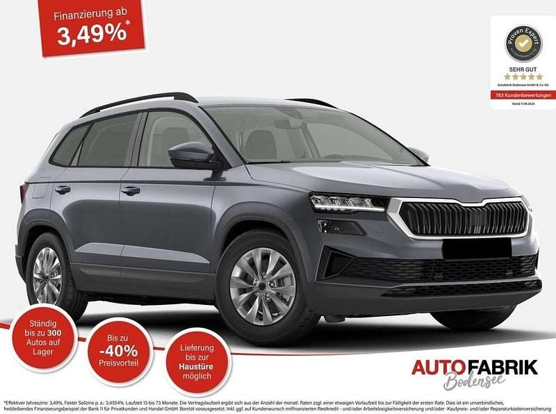 Stahlgrau Neu 2025 Skoda Karoq Selection SUV | 30.690 € (Superpreis) - Bild 1/3