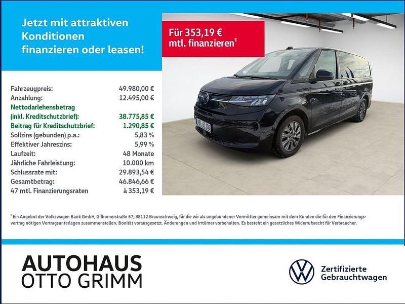 Schwarz Gebraucht 2024 VW Multivan Life Van | 49.980 € (Guter Preis) - Bild 1/4