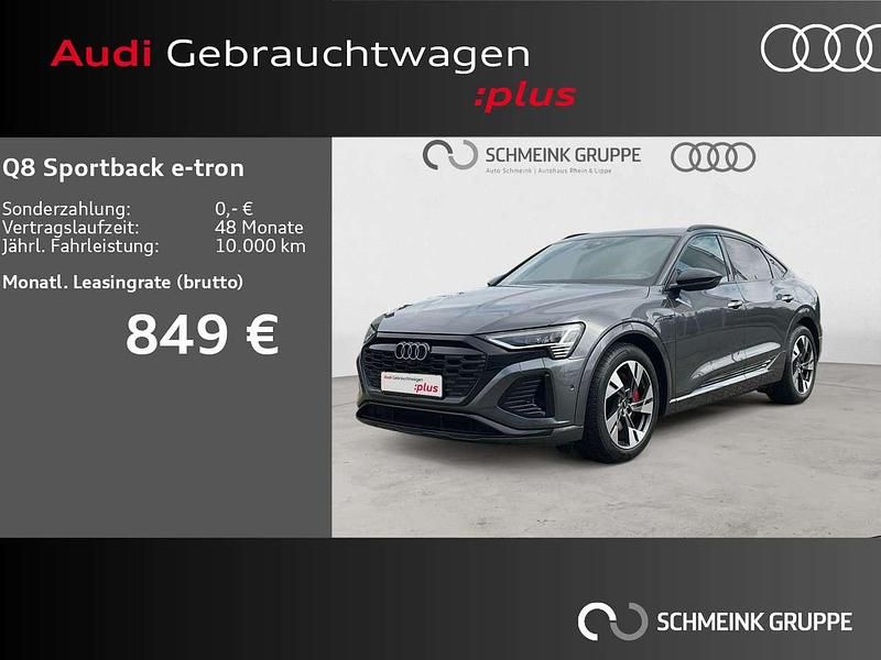 Grau Gebraucht 2023 Audi Q8 e-tron S-Line SUV | 62.660 € (Fairer Preis) - Bild 1/4