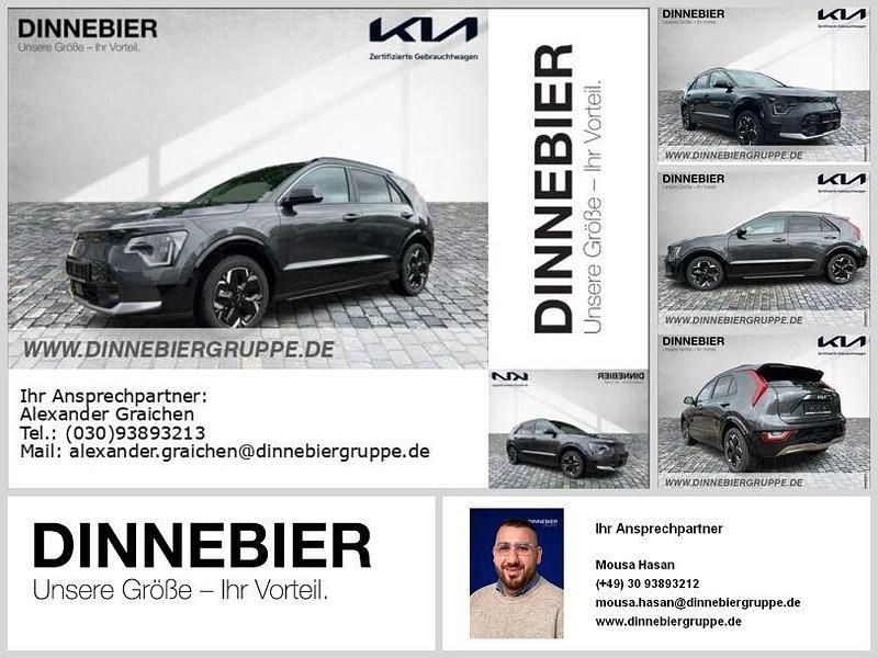 Grau (metallic) Gebraucht 2024 Kia e-Niro Inspiration SUV | 34.990 € (Fairer Preis) - Bild 1/4