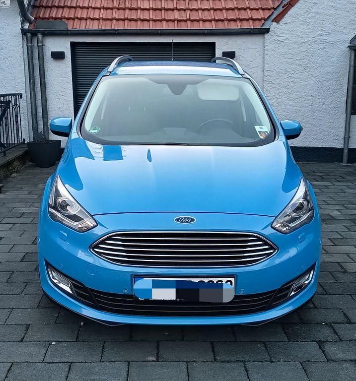 Gebraucht Ford Grand C-Max Business Edition 150 PS (110 kW) 2017 Blau Van / Kleinbus