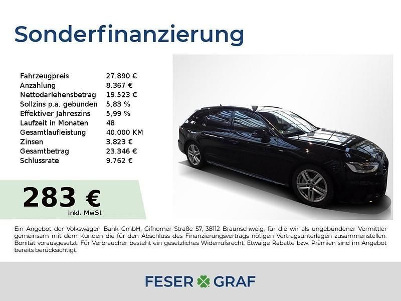 Gebraucht Audi A4 Ambiente 204 PS (150 kW) 2022 Mythosschwarz metallic Kombi