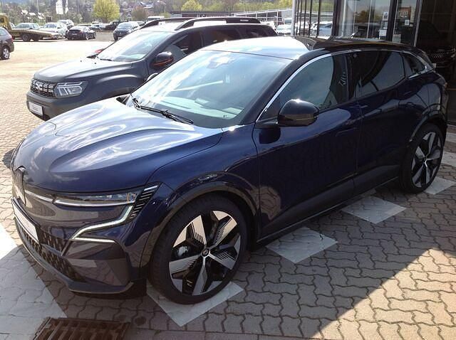Gebraucht Renault Megane E-Tech Techno 160 kW (218 PS) 2024 Blau (nachtblau metallic, black pearlschwarz) Limousine
