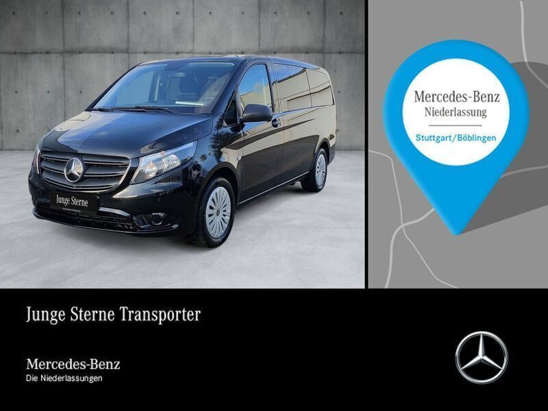 Schwarz Gebraucht 2021 Mercedes Vito Edition Van / Kleinbus | 39.990 € - Bild 1/4