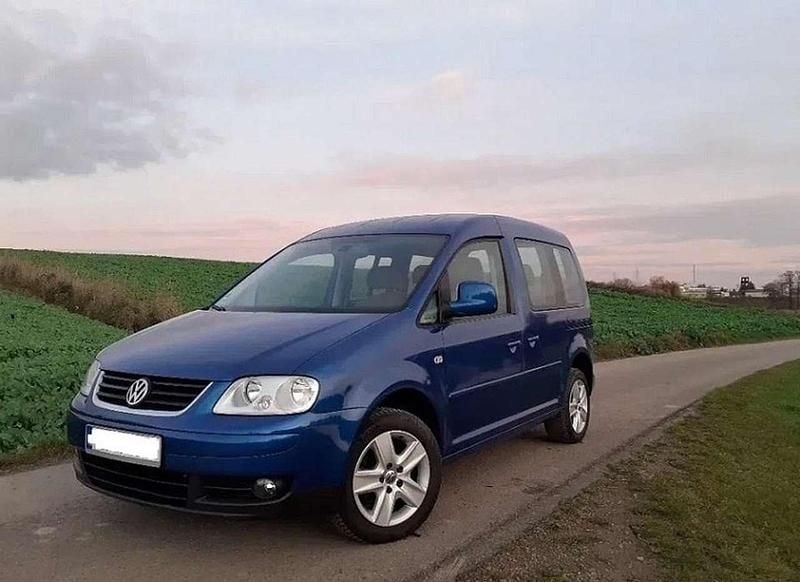 Usata VW Caddy 102 CV (75 kW) 2009 Blu Monovolume