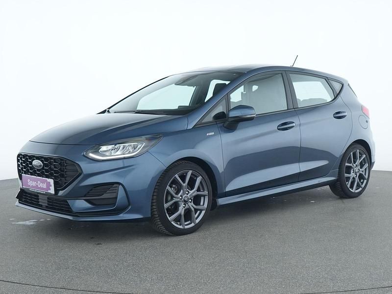 Blau Gebraucht 2023 Ford Fiesta ST-Line Kleinwagen | 18.955 € (Guter Preis) - Bild 1/4