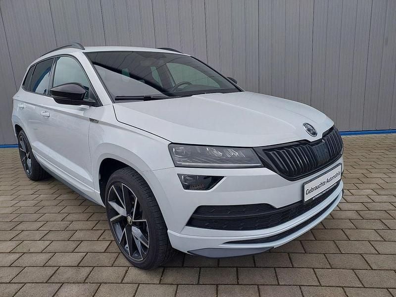 Gebraucht Skoda Karoq SportLine 190 PS (139 kW) 2022 Weiß SUV