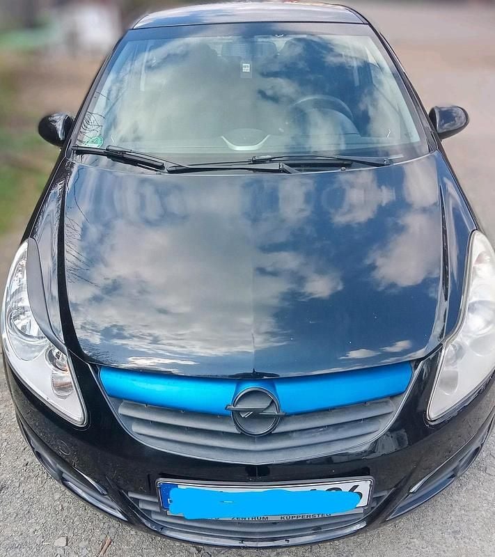 Schwarz Gebraucht 2008 Opel Corsa Kleinwagen | 800 € (Superpreis) - Bild 1/4