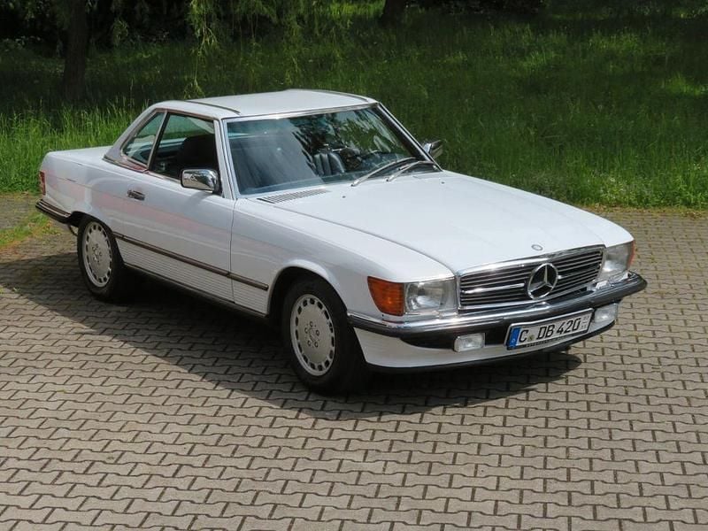 Weiß Gebraucht 1987 Mercedes 420 Cabrio | 49.990 € - Bild 1/4