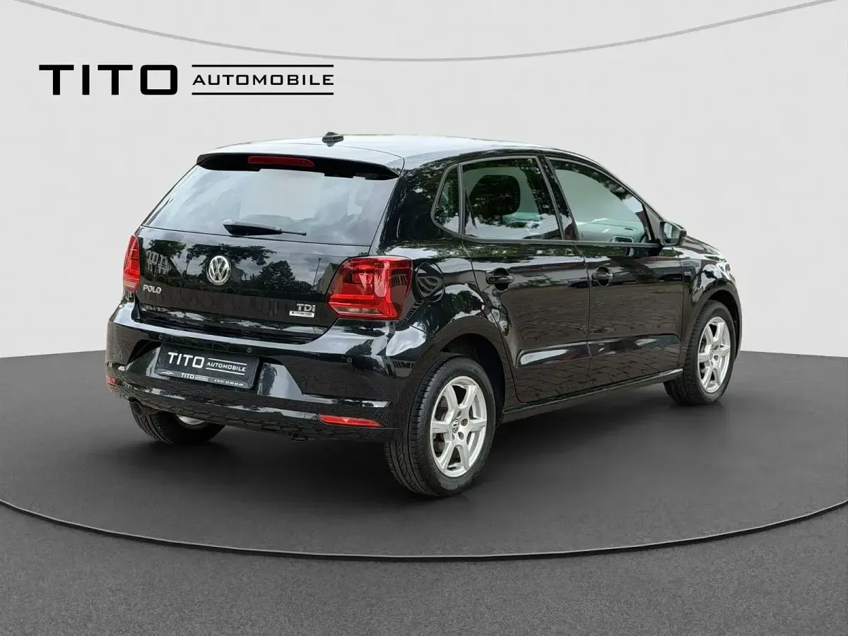 Gebraucht VW Polo LOUNGE 90 PS (66 kW) 2015 Schwarz Kleinwagen