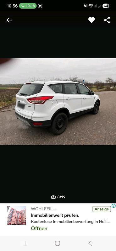 Gebraucht Ford Kuga Trend 120 PS (88 kW) 2016 Weiß SUV