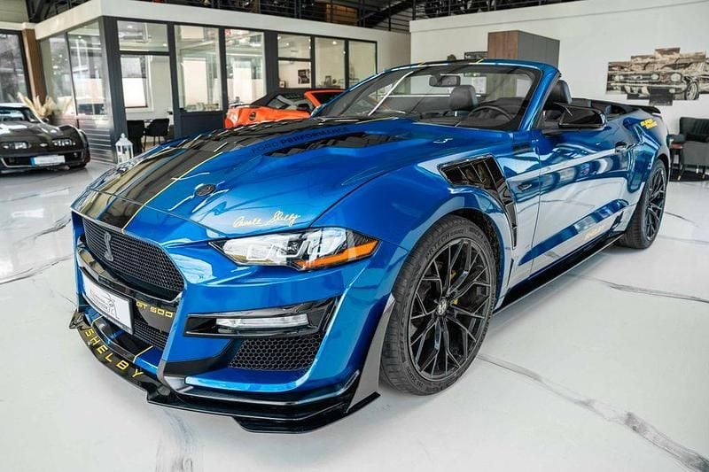 Blau Gebraucht 2017 Ford Mustang GT Cabrio | 30.499 € (Superpreis) - Bild 1/4