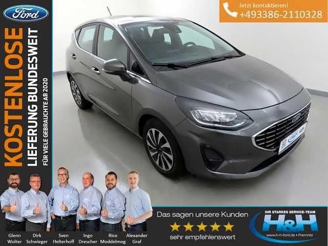 Gebraucht Ford Fiesta Titanium 125 PS (91 kW) 2023 Grau (magneticgrau) Kleinwagen