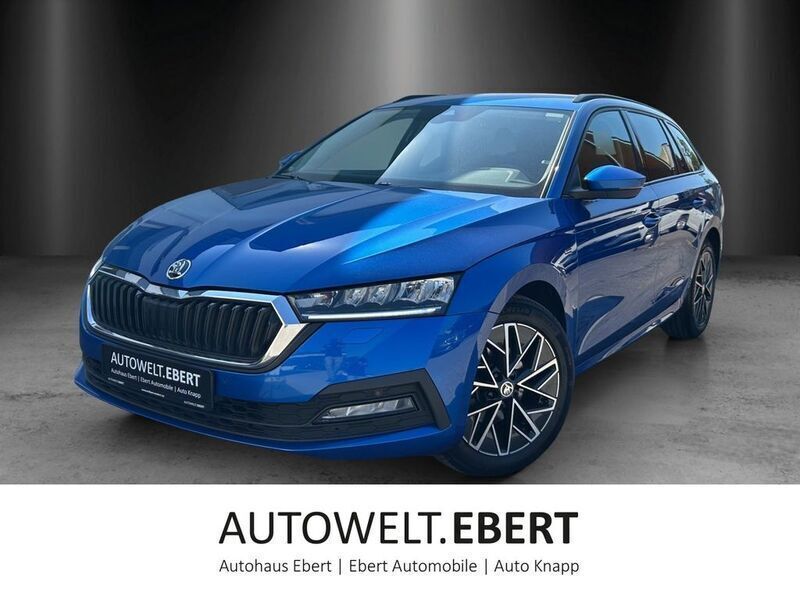 Blue metallic Gebraucht 2021 Skoda Octavia Clever Kombi | 19.690 € (Fairer Preis) - Bild 1/2