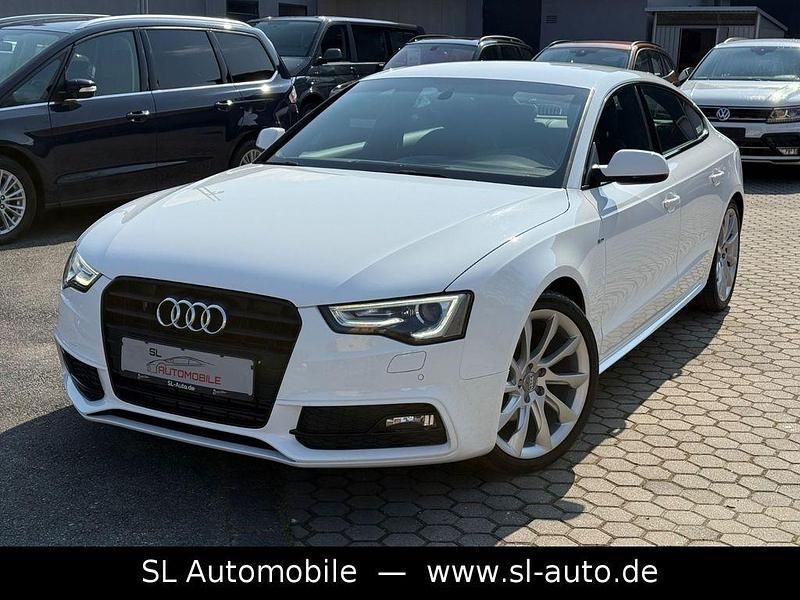Gebraucht Audi A5 Sportback S-line plus 170 PS (125 kW) 2014 Weiß Kleinwagen