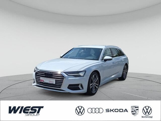 Gletscherweiß metallic Gebraucht 2022 Audi A6 Ambiente Kombi | 33.450 € (Fairer Preis) - Bild 1/4
