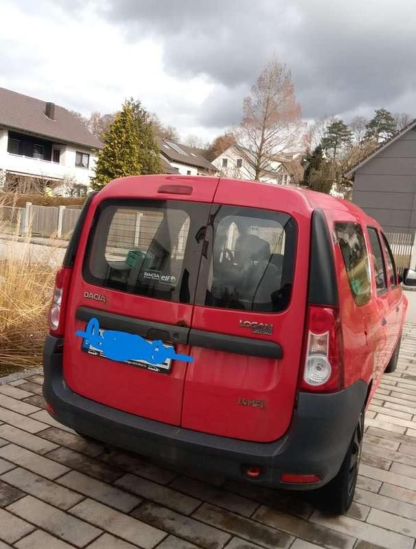 Gebraucht Dacia Logan MCV 75 PS (55 kW) 2009 Rot Kombi