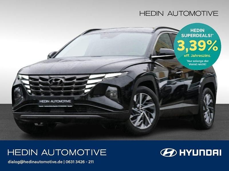 Schwarz Gebraucht 2021 Hyundai Tucson SUV | 22.898 € (Superpreis) - Bild 1/4