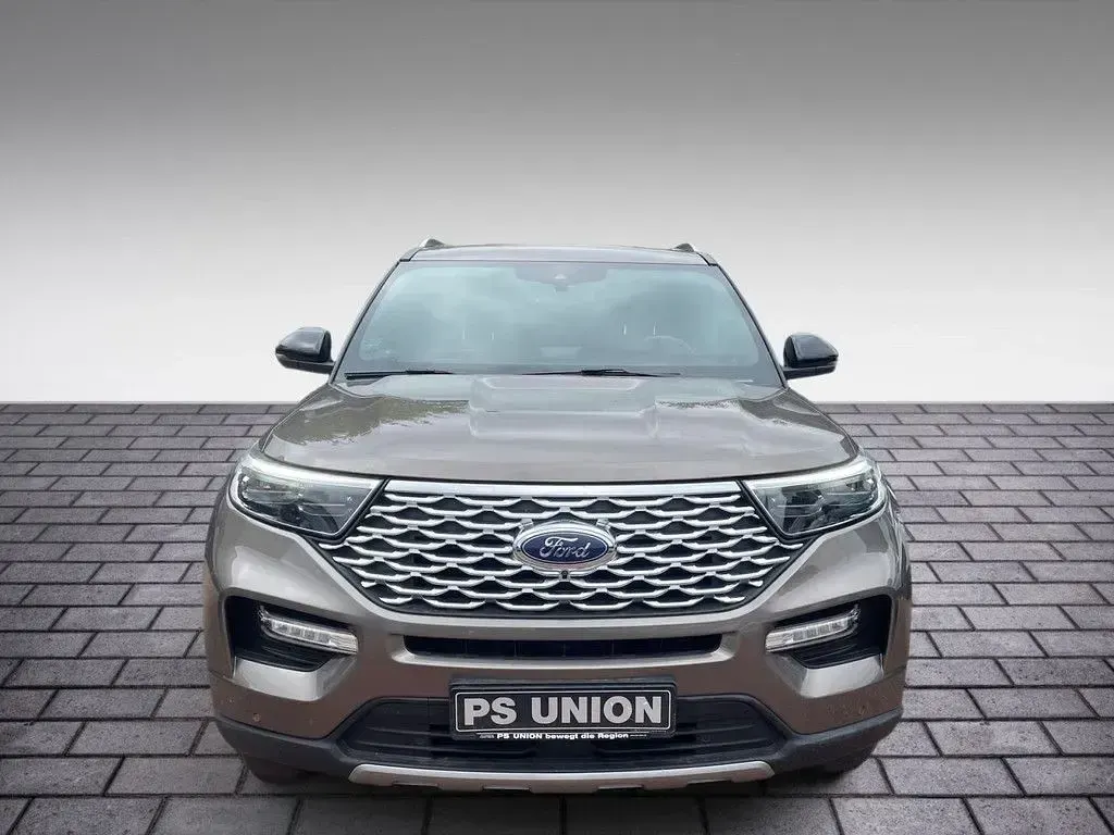 Gebraucht Ford Explorer Platinum 457 PS (336 kW) 2021 Grau / concrete grau (metallic) SUV
