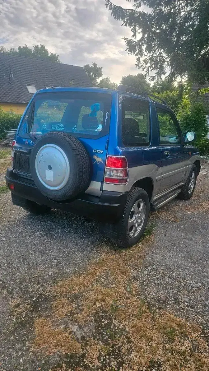 Gebraucht Mitsubishi Pajero 120 PS (88 kW) 2001 Blau SUV