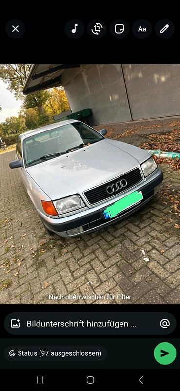 Gebraucht Audi 100 150 PS (110 kW) 1992 Grau Limousine