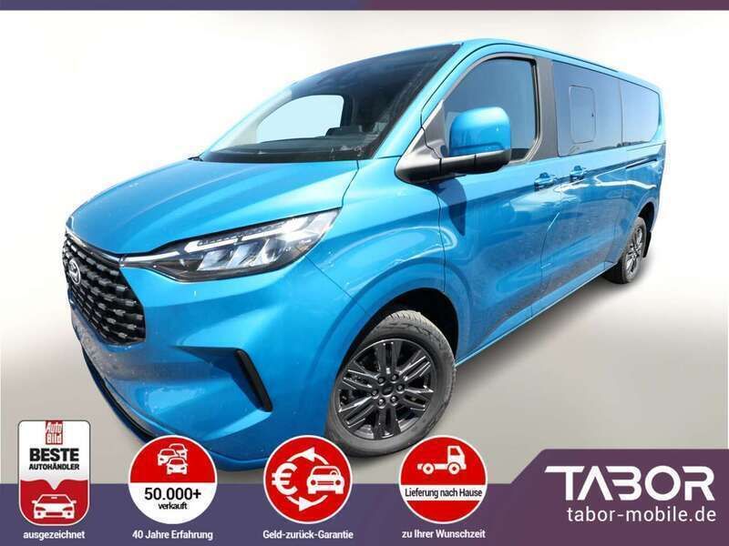 Digital blue metallic Neu 2025 Ford Tourneo Custom Van / Kleinbus | 54.888 € (Etwas zu teuer) - Bild 1/4