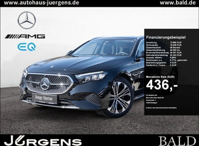 Schwarz Gebraucht 2024 Mercedes E200 Avantgarde | 47.449 € (Superpreis) - Bild 1/4