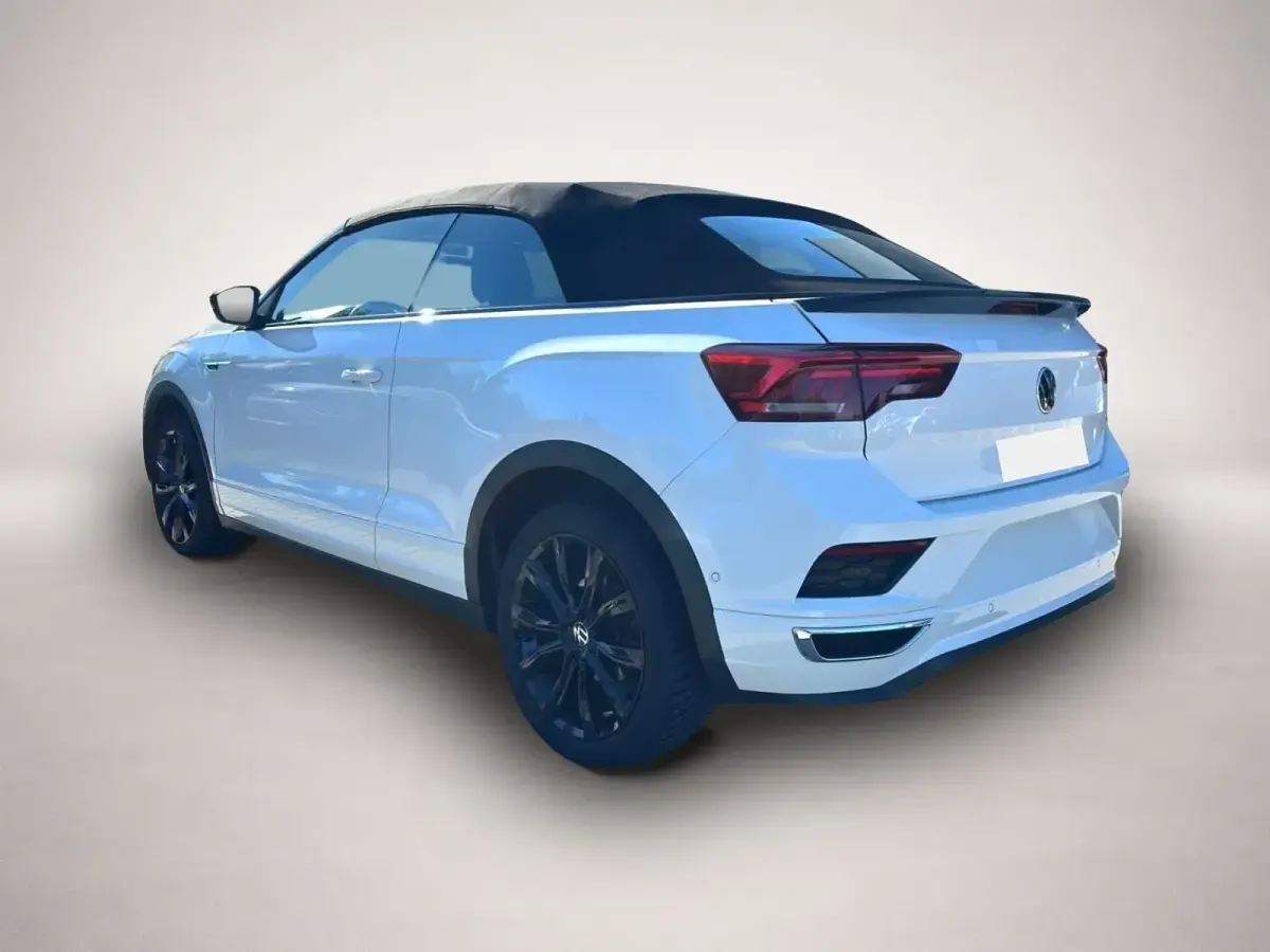 Gebraucht VW T-Roc Cabriolet R-line 150 PS (110 kW) 2022 Weiß Cabrio