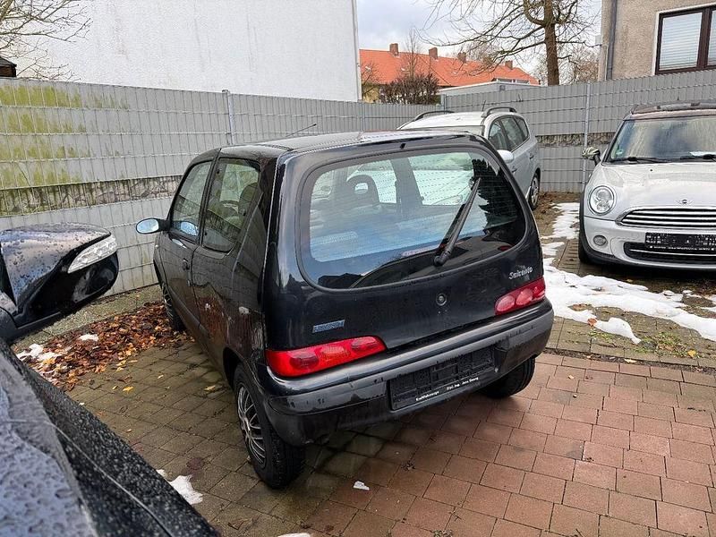 Gebraucht Fiat Seicento 54 PS (39 kW) 2003 Schwarz Kleinwagen