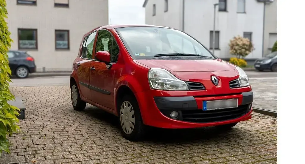 Brugt Renault Modus 75 HK (55 kW) 2009 Rød MPV