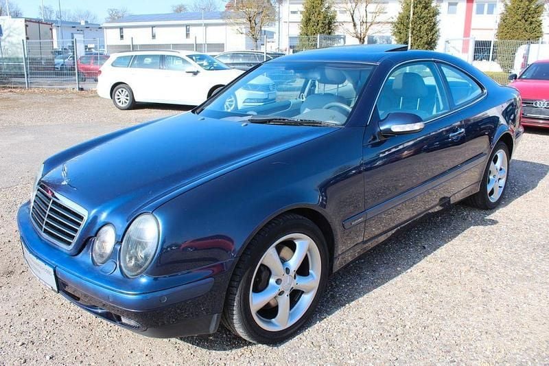 Gebraucht Mercedes CLK430 Elegance 279 PS (205 kW) 1999 Azurite blue  metallic Coupé