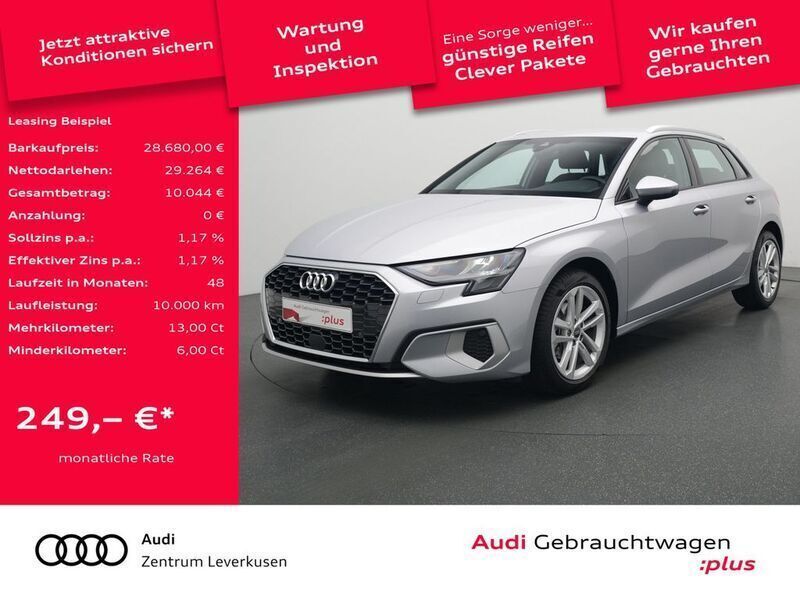 Othercolor Gebraucht 2024 Audi A3 Sportback Advanced Limousine | 29.380 € (Superpreis) - Bild 1/4