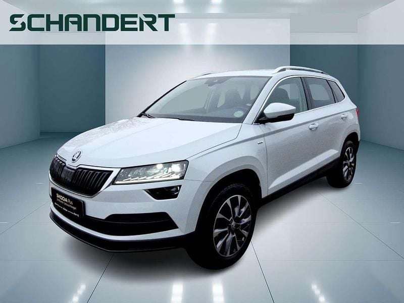 Moonweiß metallic Gebraucht 2020 Skoda Karoq Drive SUV | 20.880 € (Fairer Preis) - Bild 1/4
