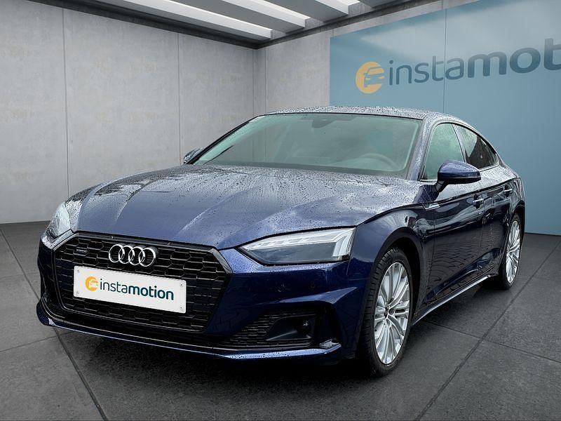 Blau Gebraucht 2024 Audi A5 Coupé | 47.449 € (Guter Preis) - Bild 1/4