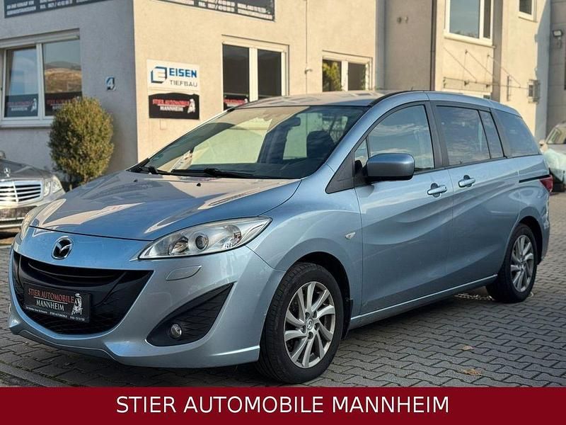 Blau Gebraucht 2011 Mazda 5 Center-Line Van / Kleinbus | 3.950 € (Fairer Preis) - Bild 1/4