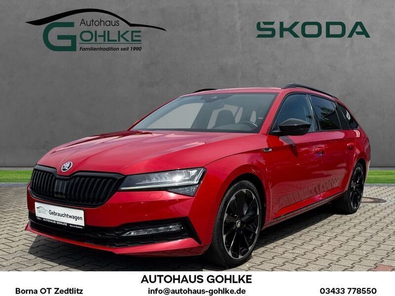 Rot Gebraucht 2019 Skoda Superb SportLine Kombi | 26.999 € (Guter Preis) - Bild 1/4