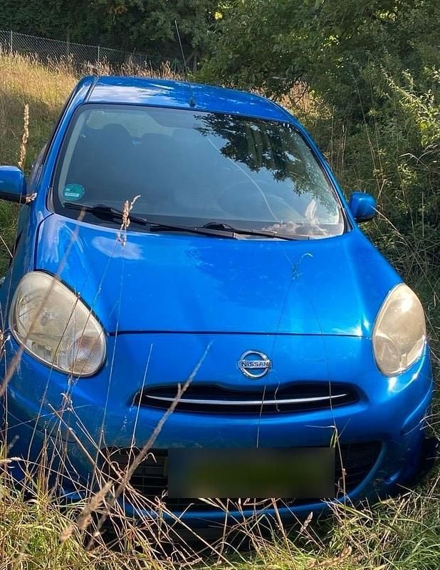 Gebraucht Nissan Micra 80 PS (58 kW) 2012 Blau Kleinwagen