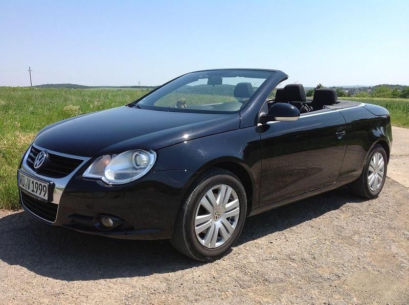 Gebraucht VW Eos 122 PS (89 kW) 2008 Schwarz Cabrio