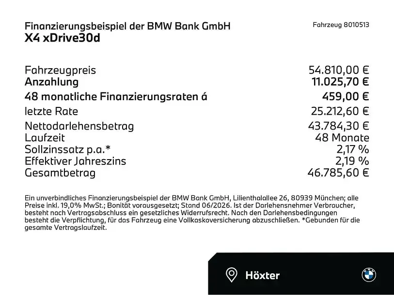 Gebraucht BMW X4 Shadowline 286 PS (210 kW) 2025 Grau SUV