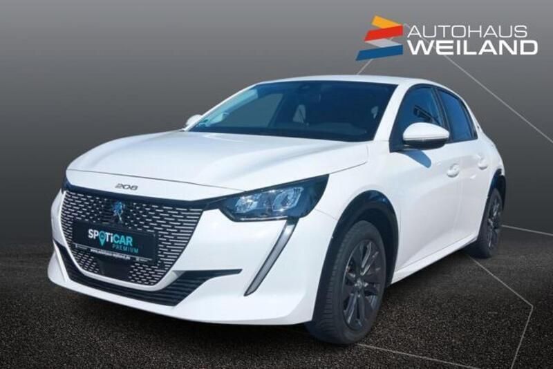 Weiß Gebraucht 2021 Peugeot e-208 Active Kleinwagen | 14.900 € (Fairer Preis) - Bild 1/4