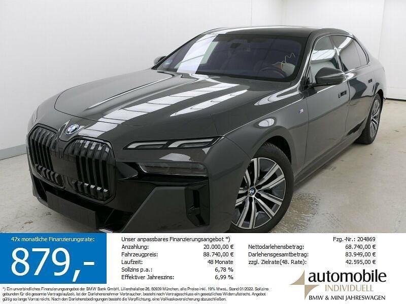 Grau Gebraucht 2023 BMW i7 M Sport Limousine | 86.730 € (Guter Preis) - Bild 1/4