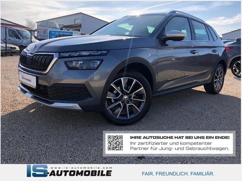 Graphitegrau metallic Gebraucht 2024 Skoda Kamiq ScoutLine SUV | 25.999 € (Fairer Preis) - Bild 1/4