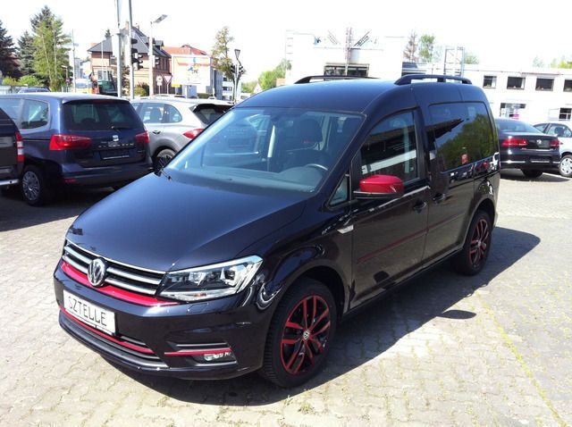 Gebraucht VW Caddy Highline 102 PS (75 kW) 2018 Schwarz Van / Kleinbus