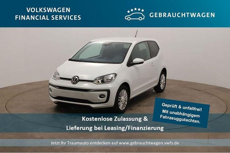 Weiß Gebraucht 2021 VW up! United Kleinwagen | 10.959 € (Guter Preis) - Bild 1/4
