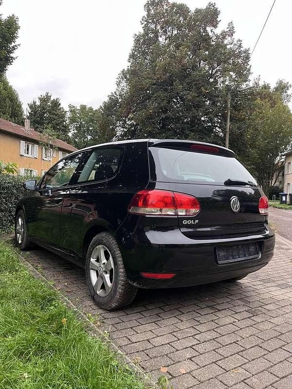 Schwarz Gebraucht 2009 VW Golf VI Comfortline Limousine | 3.200 € (Fairer Preis) - Bild 1/4