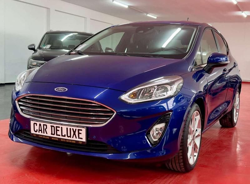 Gebraucht Ford Fiesta Titanium 101 PS (74 kW) 2018 Indicblau metallic Limousine